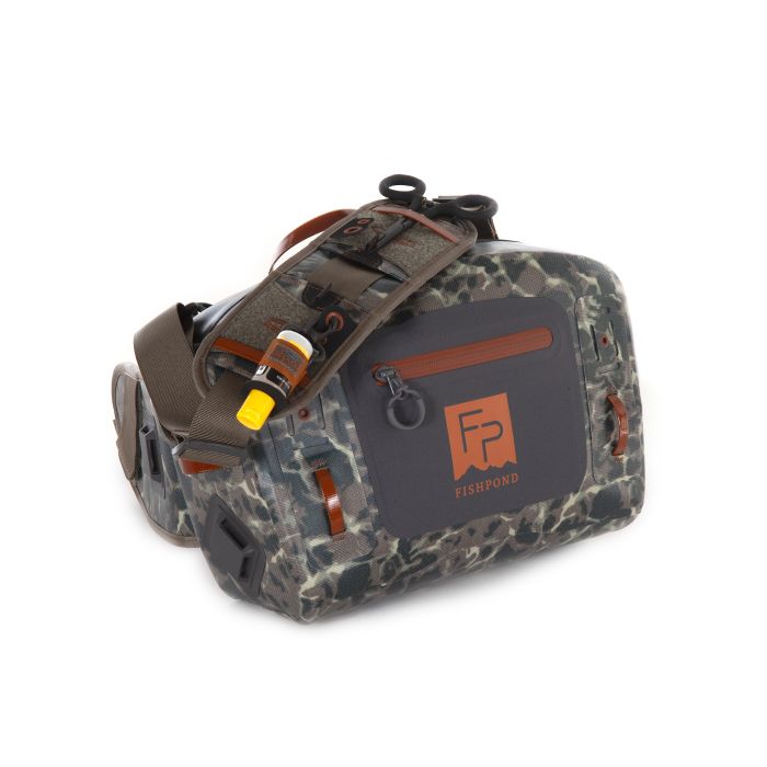 Fishpond Thunderhead Submersible Lumbar Pack ECO in Riverbed Camo